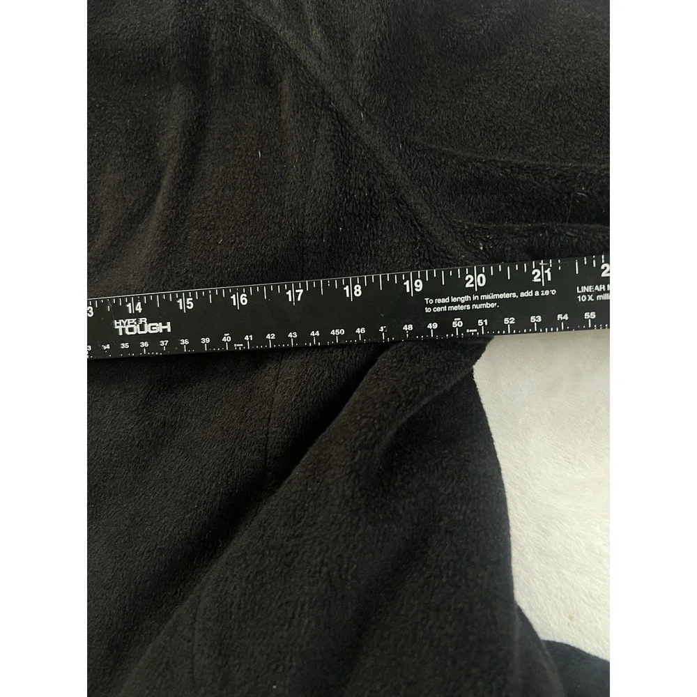 Vintage LL Bean Women's Wool Blend Long Trench Coat Black‎ Made In USA